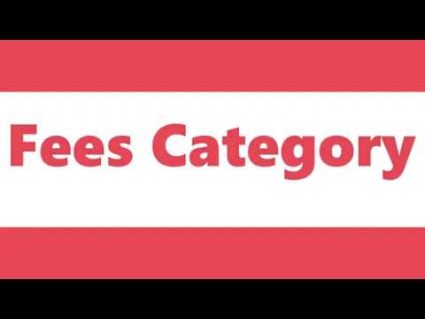 Run Your School  Fees Category