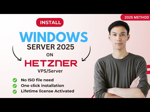 Install Windows Server 2025 On Hetzner Server | 2025 Guide