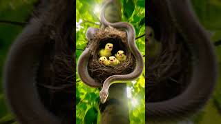 The Brave Chick: A Heart-Touching Jungle Story#youtubeshorts #ytshortsai #ai
