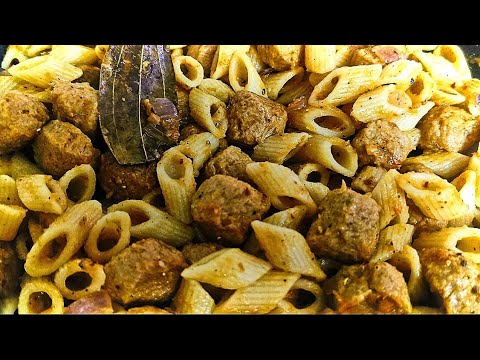 மீல் மேக்கர் பாஸ்தா/Meal Maker Pasta Recipe in Tamil/lachu