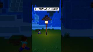 AUTOMATIC LIGHT #minecraft #minecraftbuilding #light #shorts