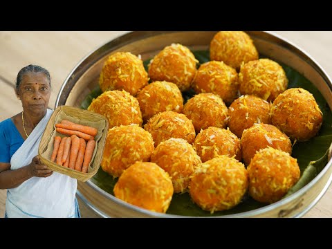 Tasty Homemade Carret Ladoo | Carrot Sweet Recipe | Ladoo Recipe | Gajar Ka ladoo