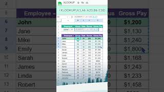 Xlookup function return multiple columns in excel - So Easy!