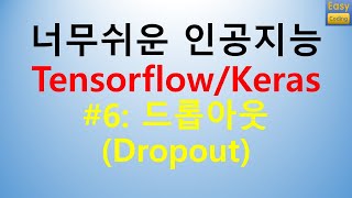 #6강: 드롭아웃(Dropout) - 너무쉬운 인공지능 Tensorflow/Keras