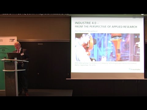 IEEE ETFA 2016, Berlin : Keynote Industrie 4.0