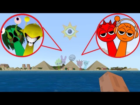 Saving the Sprunkis from the Ancient Egyptian Pyramids in Minecraft!