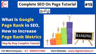 What is Google Page Rank in SEO Tamil | How Page Rank Work in SEO | Complete On-page SEO Course