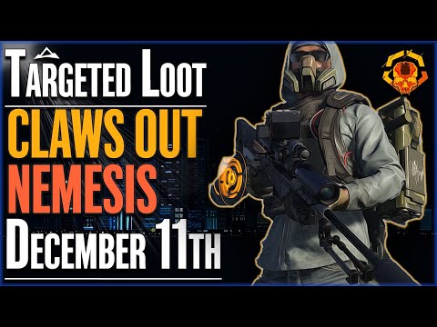 The DIVISION 2 | Targeted Loot Today | DECEMBER 11 | *CLAWS OUT - NEMESIS* | DAILY FARMING GUIDE