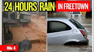 FLOODING IN FREETOWN AFTER HEAVY RAINY