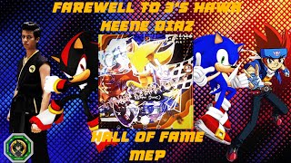 Mutlifandom characters ~ Hall Of Fame MEP! Farewell to 3's Hawk Keene Diaz!