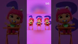 1 Potty, 2 Bibs, 3 Nappies & 4 Dummies with Baby DB | D Billions #shorts
