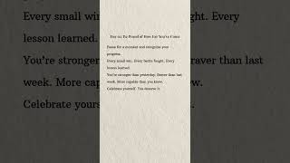 Day 62: Be Proud of How Far You’ve Come