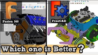 FreeCAD 1.0 vs Fusion 360 | Best Free CAD Software in 2025?