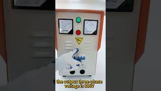 Compact Solution: Single-Phase Input, Three-Phase Output  #3phase