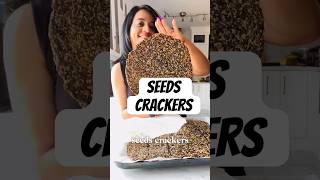 Seeds crackers #healthyrecipes #protein #seeds #crackers