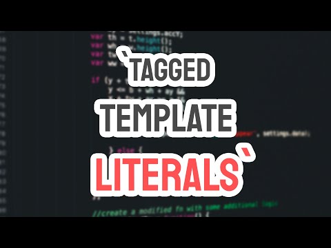 Tagged Template Literals | Compile your own templates