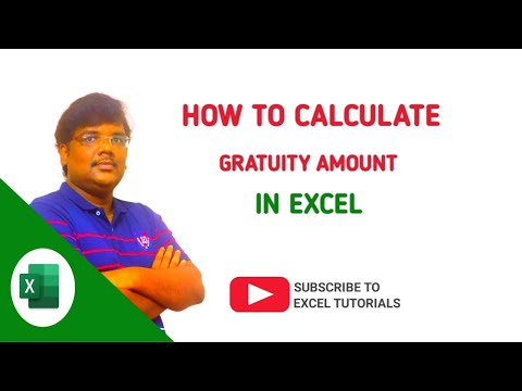 EN | How to calculate gratuity in excel |EXCEL TUTORIALS| #msexcel #excel #exceltips #exceltutorials