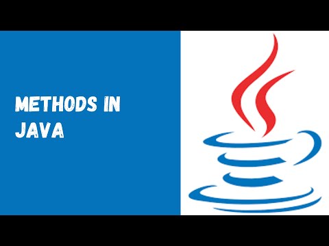 Methods in Java