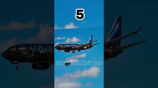 Top 5 coolest liveries #shorts #aviation #avgeek #livery #subscribe #airplane