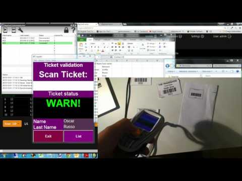 Ticket scanning app