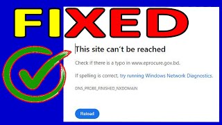This Site Can't be Reached | This Site Can't be Reached Problem Solved