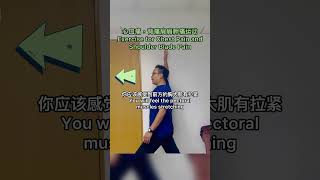 心口痛，背痛肩肩胛痛運動Exercise for Chest Pain and Shoulder Blade Pain #脊醫 #汪家智  #伸展 #背脊  #寒背 #心口痛 #drjoewong