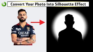 How to Convert Photo into Silhouette Effect in Coreldraw | Corel Designs | Silhouette Effect