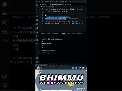 PHP 8 Features: Named Arguments #programming #php8 #namedarguments