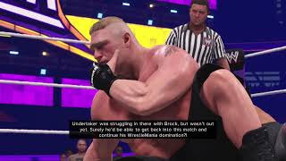 Brock Lesnar vs. The Undertaker (WrestleMania XXX) - WWE 2K24 Showcase