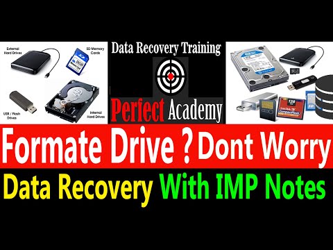Format Hard Disk/Pen Drive/ Memory Card Data Recovery (Hard Disk Data Recovery Course / Training)