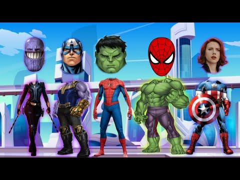 "Guess the Superhero Face Challenge! | Marvel Mix-Up Game for Kids"
