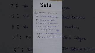 Sets #mathematics #maths #education #sets #realnumbers #integers #positive #rational #real