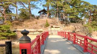 A Beach and Bridge in Matsushima, Miyagi, Japan