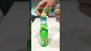 How to open Ramune soda.