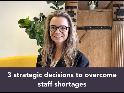 3 strategic decisions to overcome staff shortages in hospitality
