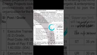 NORTH EASTERN ELECTRIC POWER CORPORATION LTD RECRUITMENT ADVT NOTIFICATION NO #NEEPCO-06/2025