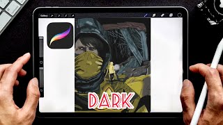 Dark Netflix Series Digital Art | Procreate Drawing on iPad Pro