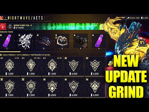 New Warframe Nightwave Update Belly Of The Beast Arcane Grind!