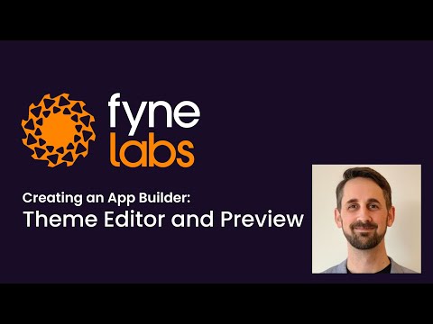 Creating an App Builder 7: Theme Editor and Preview