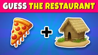 Guess the Fast Food Restaurant by Emoji? 🍔🍕 Emoji Quiz | Quiz Rainbow
