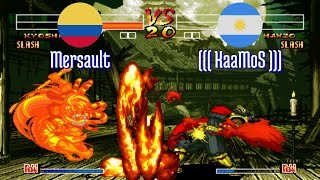 FT10 @samsho4: Mersault (CO) vs ((( KaaMoS ))) (AR) [Samurai Shodown IV Fightcade] Apr 11