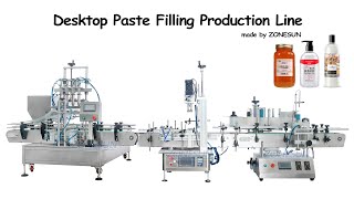 How to use Desktop Paste Filling Production Line