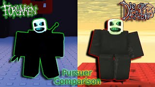 Forsaken Pursuer & Die Of Death Pursuer Skin Comparison | Forsaken