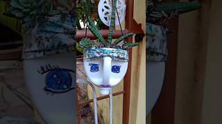 DIY:Best out of waste//simple&Beautiful face planter//🎭#diy#viraldiy #viralvideo#faceplanter #plants