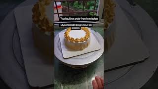 Why to order from homebaker.#homebaker #homemade #cakeideas #cakedesign #cakes #viralshorts