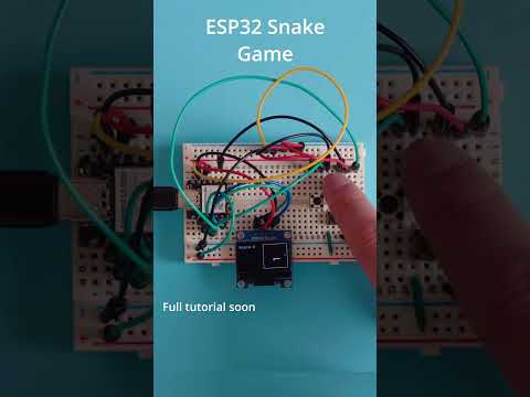 ESP32 Snake Game #esp32 #PCB #seeedstudio #arduino #game #esp32project