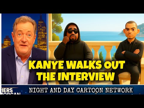Ye (Kanye West) Walks Out On Piers Morgan Interview (PIXAR ANIMATION)