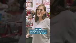 Costco shopping secret #7: No Bags, No Waste, Lower Costs 🛍️