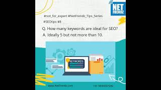 Q. How many keywords / keyphrases are ideal?