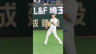 試合前のキャッチボールをする西川愛也選手  #西川愛也 #埼玉西武ライオンズ #seibulions